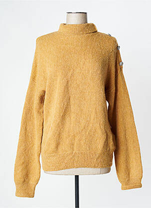 Pull resserrée sur le bas manches longues jaune MKT STUDIO femme