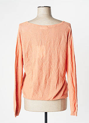 Pull col v manches longues orange HARRIS WILSON femme