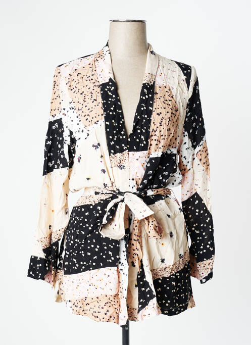 Veste kimono manches longues beige ICHI femme