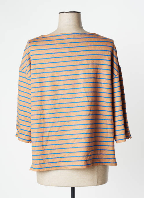 Top marron COMMA, pour femme