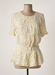Top manches courtes manches courtes beige ICHI femme
