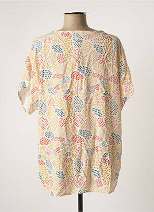 Blouse manches courtes manches courtes beige PAKO LITTO femme