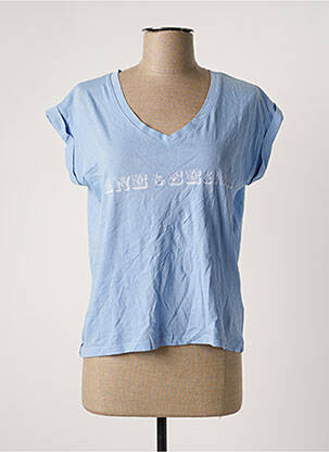 T-shirt bleu JANE BLUE pour femme