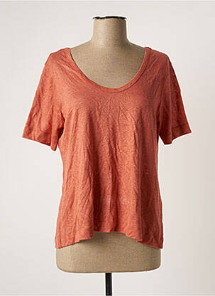 T-shirt orange NOTSHY pour femme