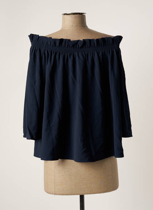 Blouse bleu ICHI pour femme