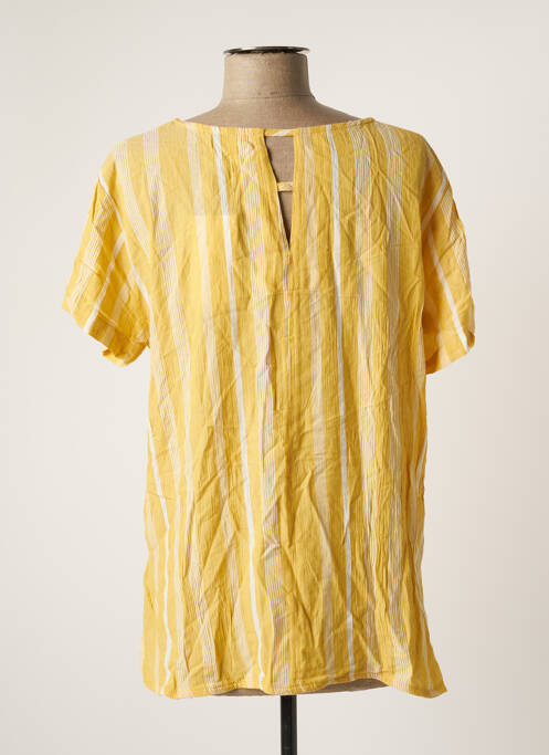 Blouse jaune ICHI pour femme