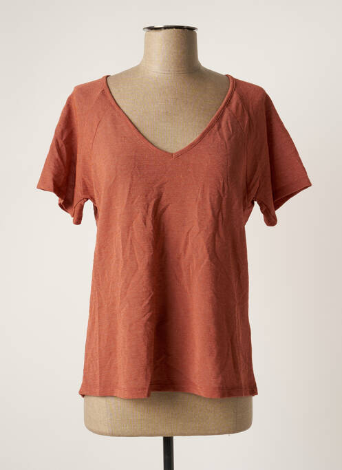 T-shirt orange PAKO LITTO pour femme