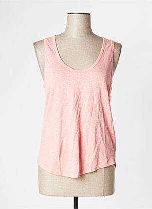 Top stretch sans manche rose NOT SHY femme