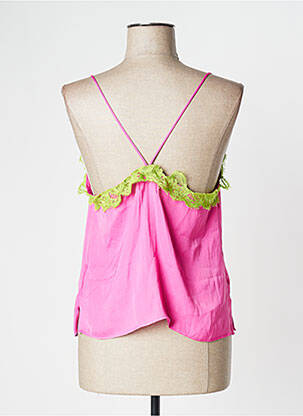 Top coupe fluide sans manche rose PEPE JEANS femme