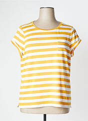 T-shirt jaune COMMA, pour femme seconde vue