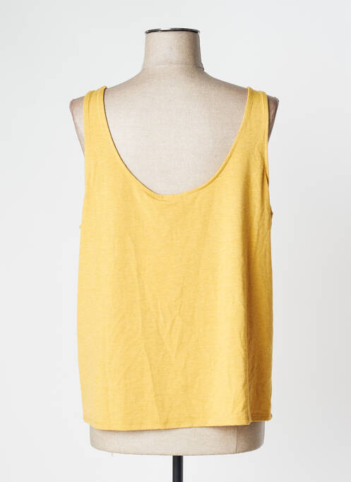 Débardeur jaune ICHI pour femme