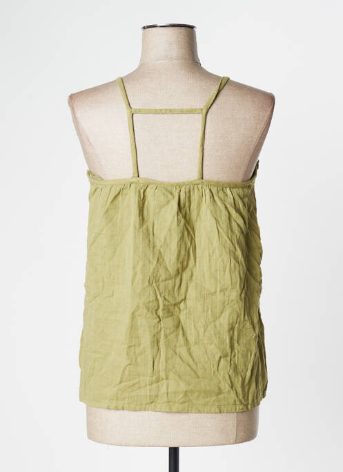 Top vert ICHI pour femme