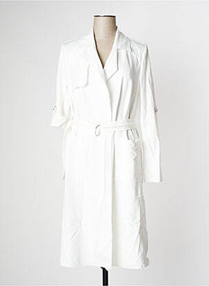 Veste casual col tailleur blanc COMMA, femme