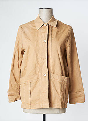 Veste casual coupe droite beige PAKO LITTO femme