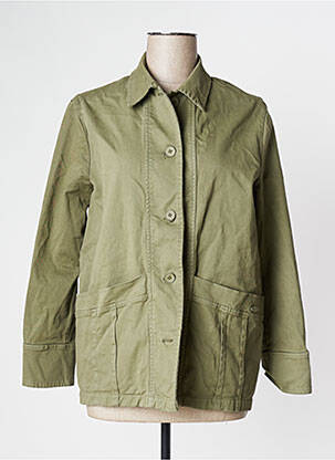 Veste casual coupe droite vert PAKO LITTO femme