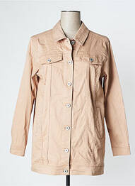 Veste casual coupe droite beige ICHI femme