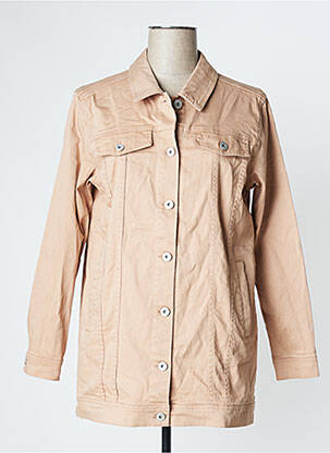Veste casual coupe droite beige ICHI femme
