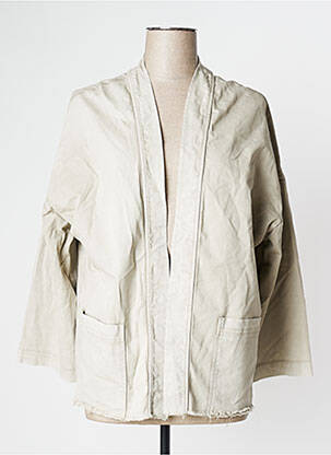 Veste casual coupe droite vert PAKO LITTO femme