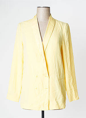 Blazer coupe cintrée jaune REIKO femme