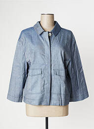 Veste casual coupe droite bleu COMMA, femme