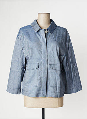 Veste casual coupe droite bleu COMMA, femme