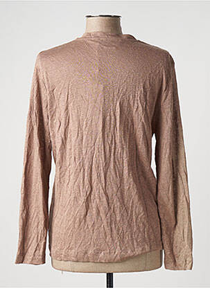 Gilet manches longues fermeture boutonnée sur le devant marron NOTSHY femme