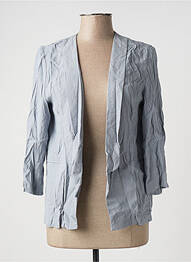 Veste chic col rond bleu BEST MOUNTAIN femme