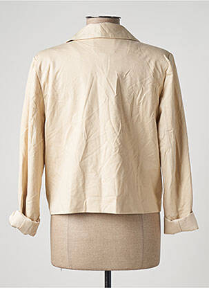 Blazer col châle beige ICHI femme