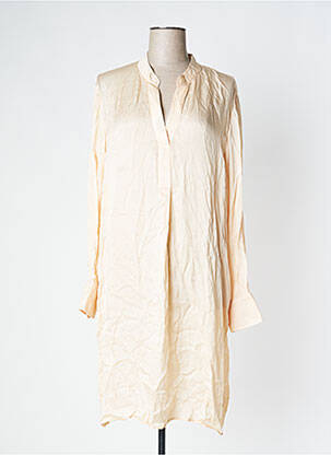 Robe mi-longue manches longues manches longues rose BELLA JONES femme