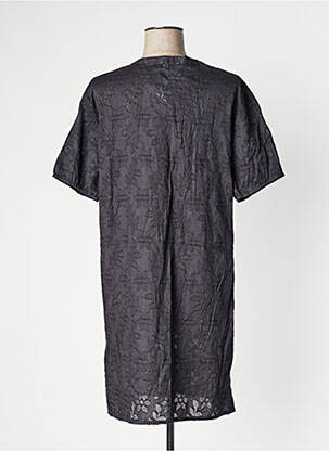 Robe mi-longue manches courtes manches courtes gris HARRIS WILSON femme