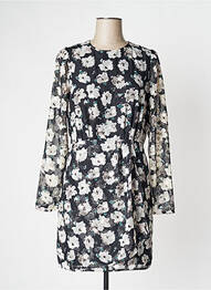 Robe courte fermeture zippée au dos manches longues noir BEST MOUNTAIN femme