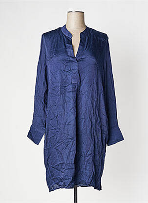 Robe mi-longue bleu BELLA JONES pour femme