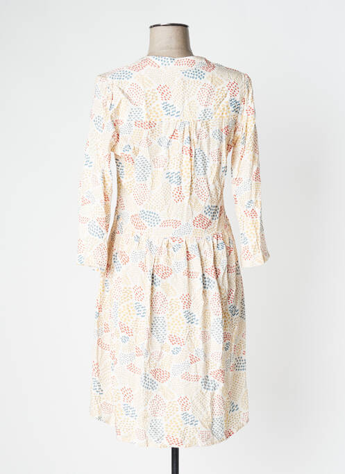 Robe mi-longue beige PAKO LITTO pour femme