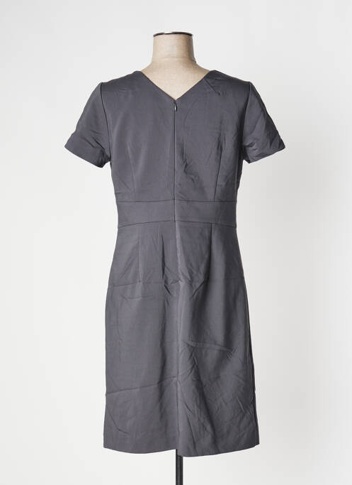 Robe mi-longue gris COMMA, pour femme