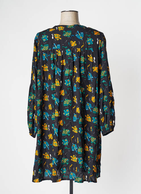 Robe mi-longue noir PAKO LITTO pour femme