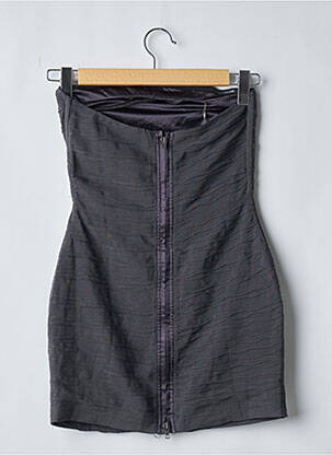 Robe courte sans manche sans manche gris PEPE JEANS femme