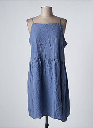 Robe mi-longue bleu MUS & BOMBON pour femme