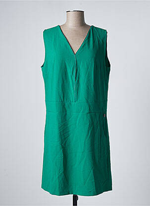 Robe mi-longue vert PAKO LITTO pour femme