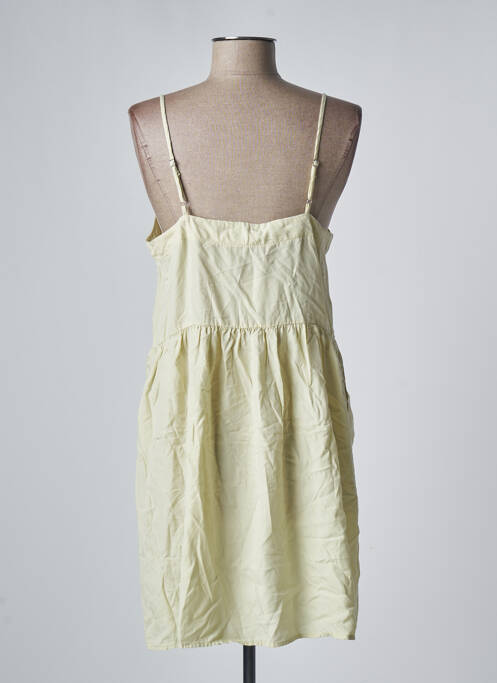 Robe mi-longue fines bretelles vert MUS & BOMBON femme