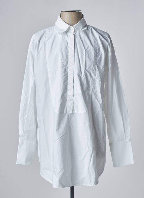 Tunique manches longues col chemisier blanc PEPE JEANS femme