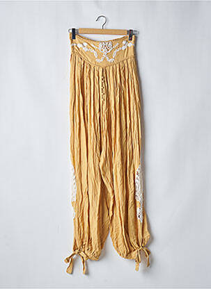 Combi-pantalon sans manche sans manche jaune GIPSY QUEEN femme