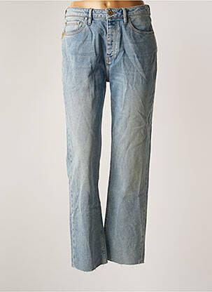 Jeans coupe droite stretch taille normale bleu REIKO femme
