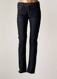 Jeans coupe slim slim taille haute bleu REIKO femme