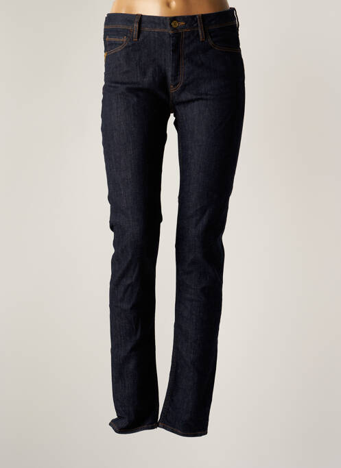 Jeans coupe slim slim taille haute bleu REIKO femme