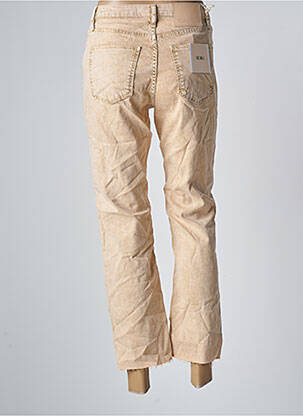 Pantalon 7/8 stretch taille normale beige REIKO femme