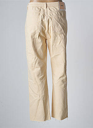 Pantalon 7/8 taille normale taille normale beige REIKO femme