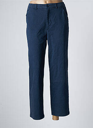 Pantalon chino bleu REIKO pour femme
