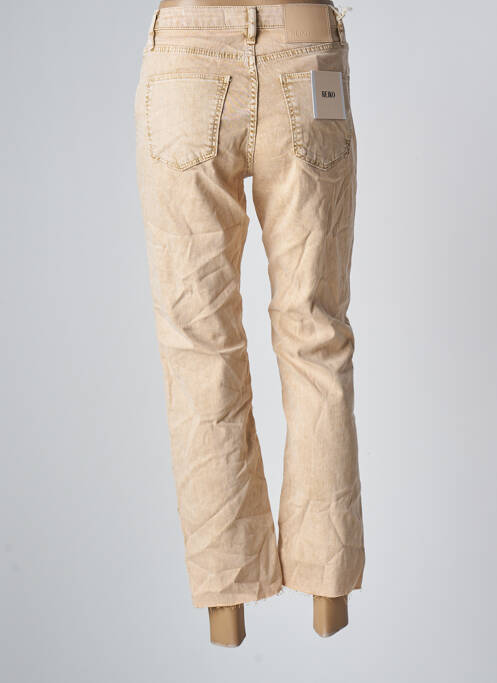 Pantalon 7/8 stretch taille normale beige REIKO femme