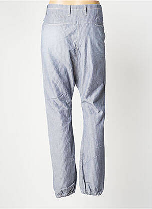 Pantalon droit tissage popeline taille normale bleu SCOTCH & SODA femme