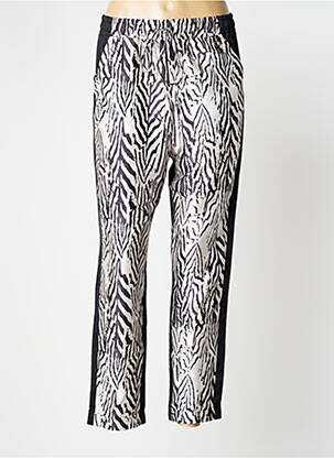 Pantalon slim taille élastique taille normale noir RELISH femme